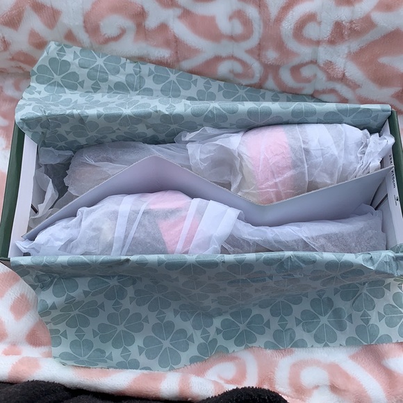 NWT! Kate Spade CAFE Pink and Burgundy Sandals. - Picture 7 of 9